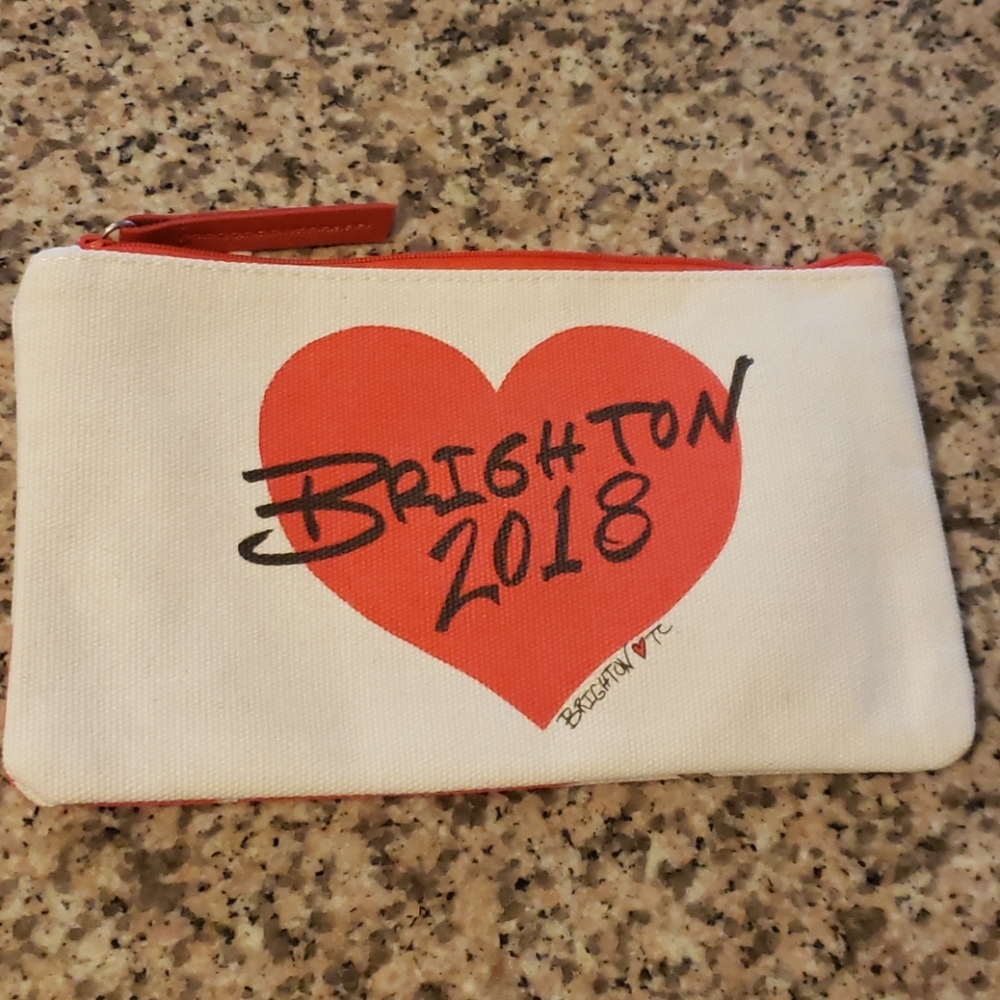 Brighton Canvas Pouch 2018 NWOT